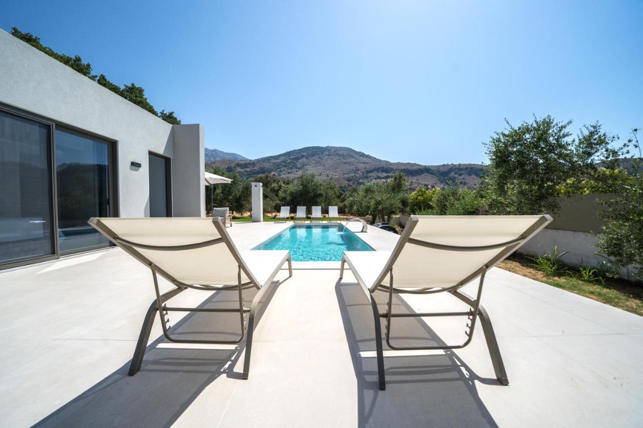 Villa Vivian Heated Private Swimming Pool & Jacuzzi Georgioúpoli Extérieur photo