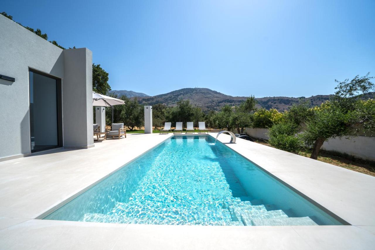 Villa Vivian Heated Private Swimming Pool & Jacuzzi Georgioúpoli Extérieur photo