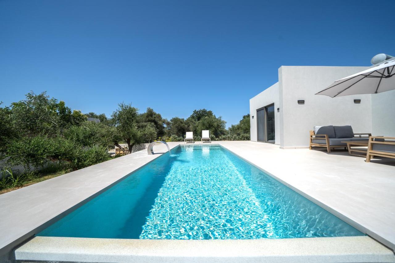 Villa Vivian Heated Private Swimming Pool & Jacuzzi Georgioúpoli Extérieur photo